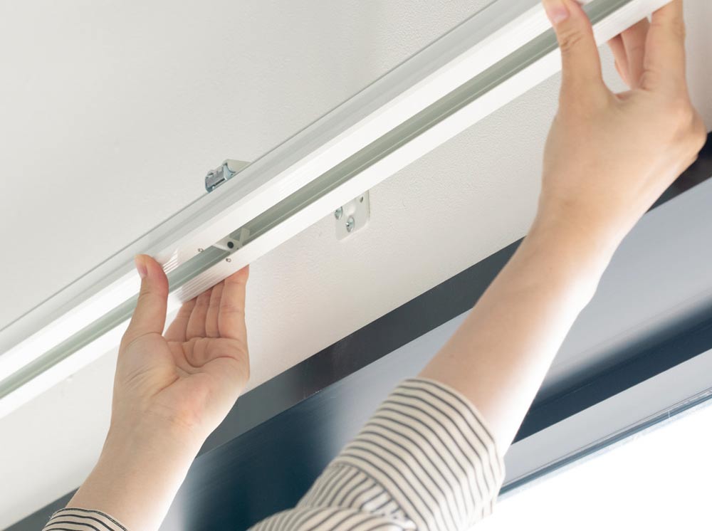 バーチカルブラインド 正面付け ヘッドレール