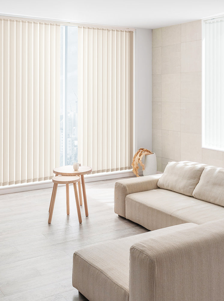 バーチカルブラインドの生地 アクセントクロス ベージュ