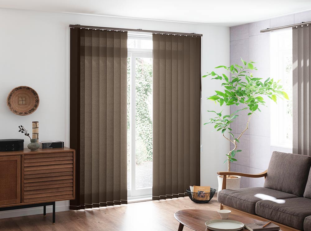 バーチカルブラインド遮光 施工画像