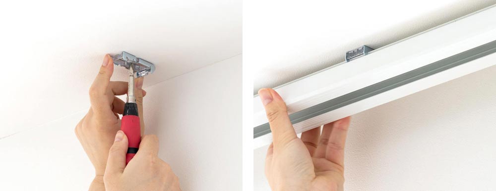 バーチカルブラインド 天井付け