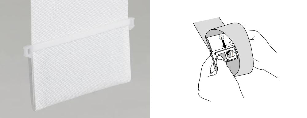 バーチカルブラインド バランスウェイト 巻き込み式