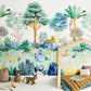 輸入壁紙 Sian Zeng / Jungle Mural Wallpaper / Colour JungleC01 【3パネル1セット】