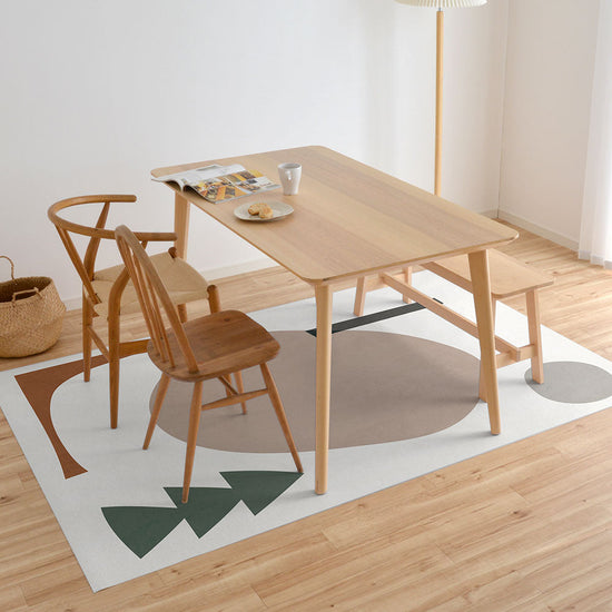 拭けるラグ 「Sheete me ! (シーテミー)」 150cm×220cm Forest