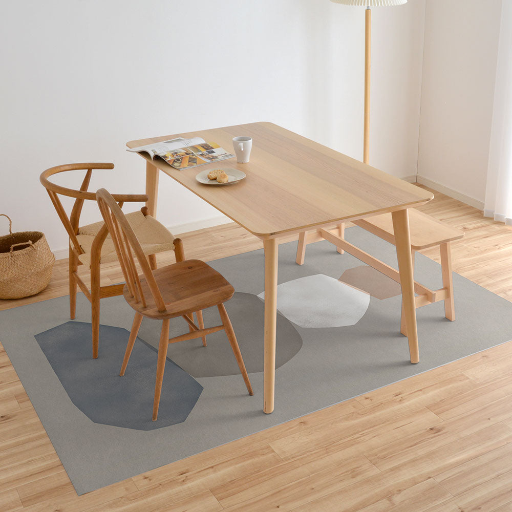 拭けるラグ 「Sheete me ! (シーテミー)」 150cm×220cm Rock