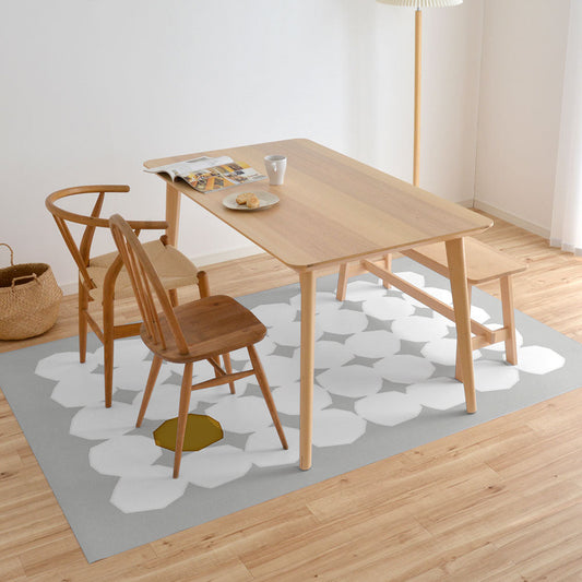 拭けるラグ 「Sheete me ! (シーテミー)」 150cm×220cm Snow