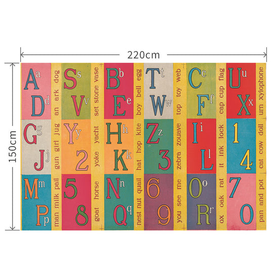 150cm×220cm The alphabet blocks