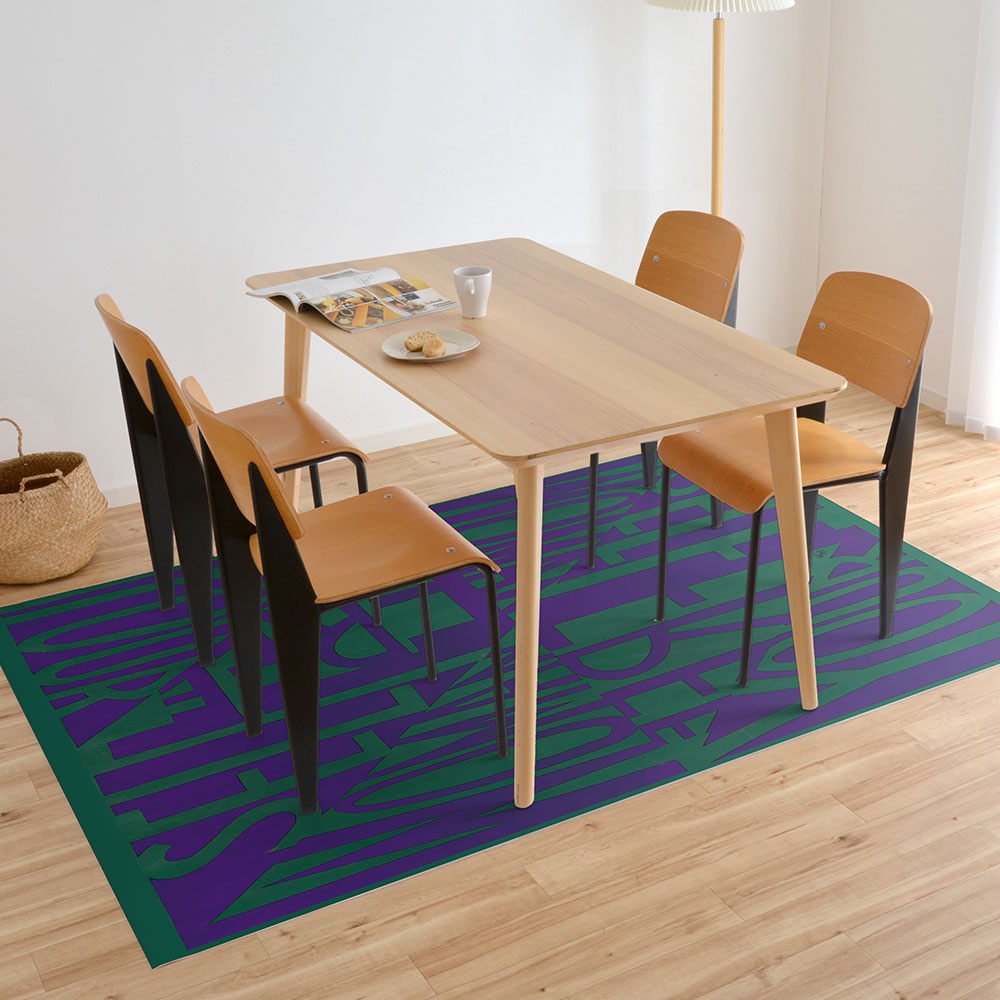 拭けるラグ 「Sheete me ! (シーテミー)」 150cm×220cm Free woman, free yourself