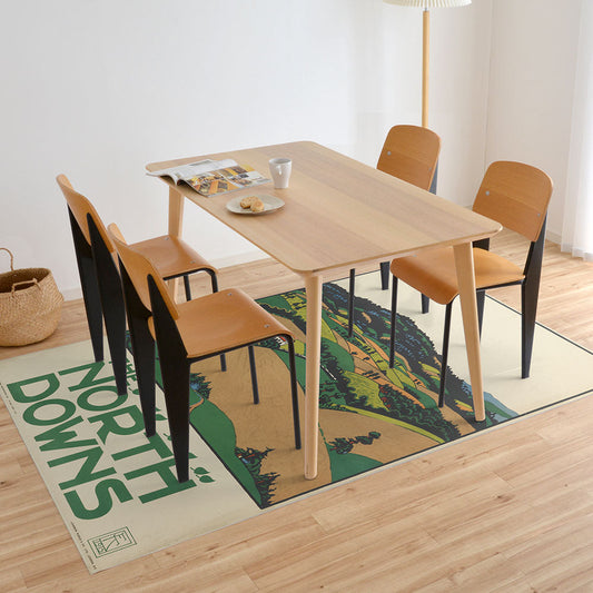 拭けるラグ 「Sheete me ! (シーテミー)」 150cm×220cm The North Downs, London Underground