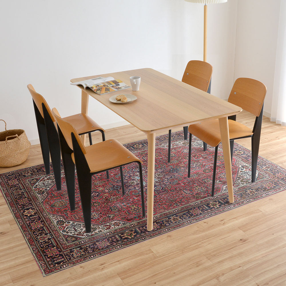 拭けるラグ 「Sheete me ! (シーテミー)」 150cm×220cm ペルシャじゅうたん ピンク