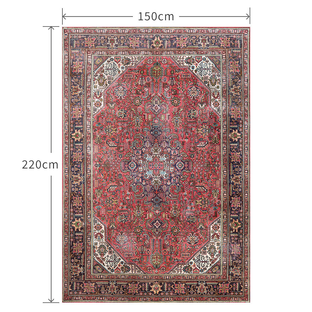 150cm×220cm ペルシャじゅうたん ピンク