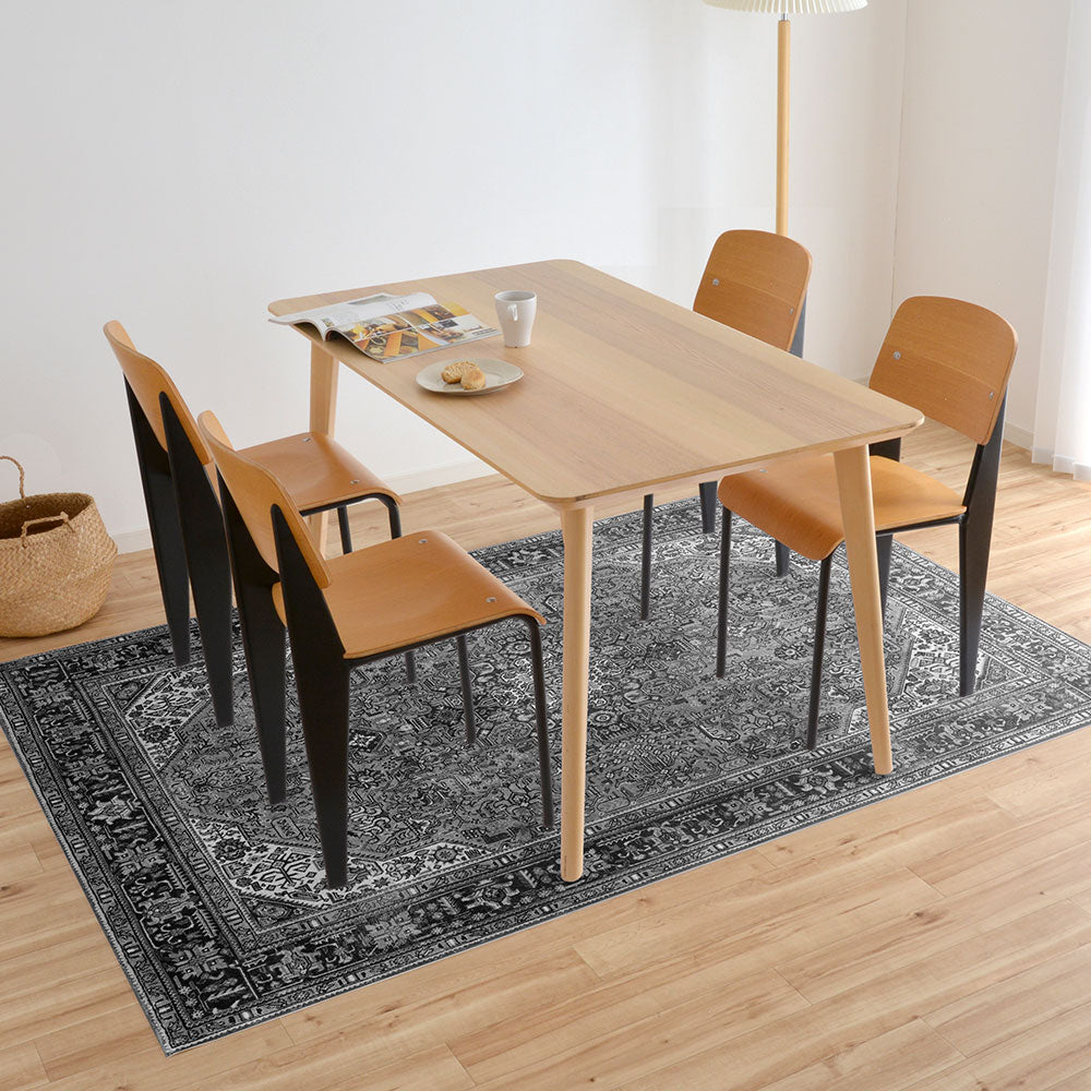 拭けるラグ 「Sheete me ! (シーテミー)」 150cm×220cm ペルシャじゅうたん モノトーン