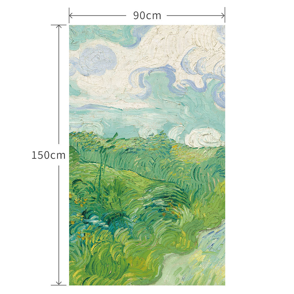90cm×150cm ゴッホ Green Wheat Fields, Auvers