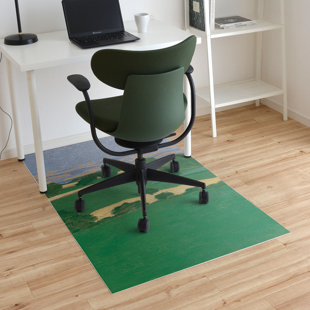 拭けるチェアマット 「Sheete me ! (シーテミー)」 90cm×150cm Corn Fields