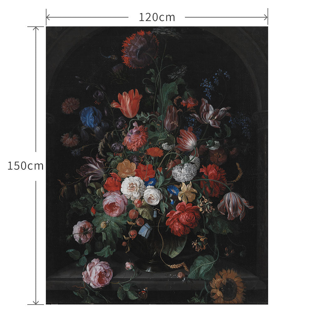 120cm×150cm Flower Piece