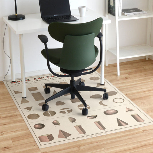 拭けるチェアマット 「Sheete me ! (シーテミー)」 110cm×150cm School and family charts