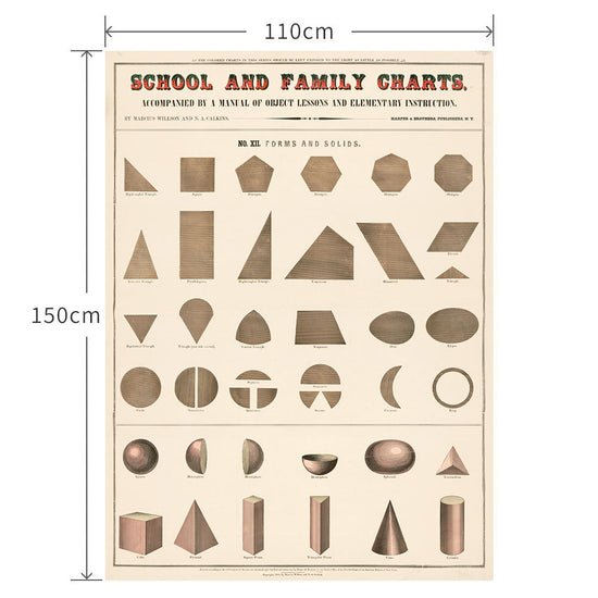110cm×150cm School and family charts