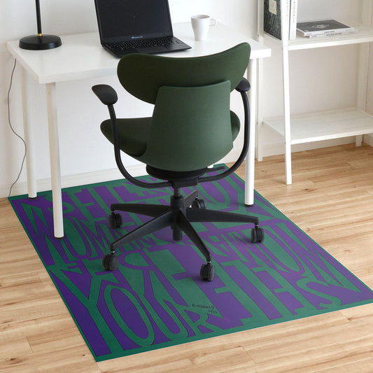 拭けるチェアマット 「Sheete me ! (シーテミー)」 110cm×150cm Free woman, free yourself