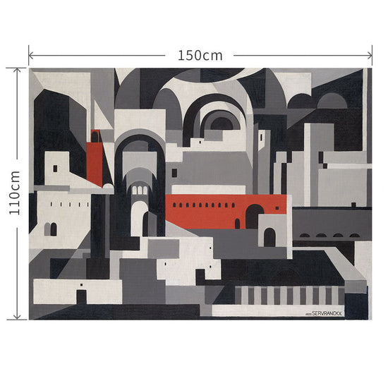 110cm×150cm No. 46 – 1922, The Town
