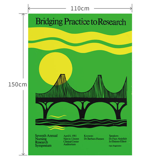 110cm×150cm Bridging practice to research
