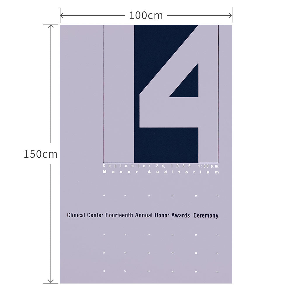100cm×150cm Clinical Center awards ceremony