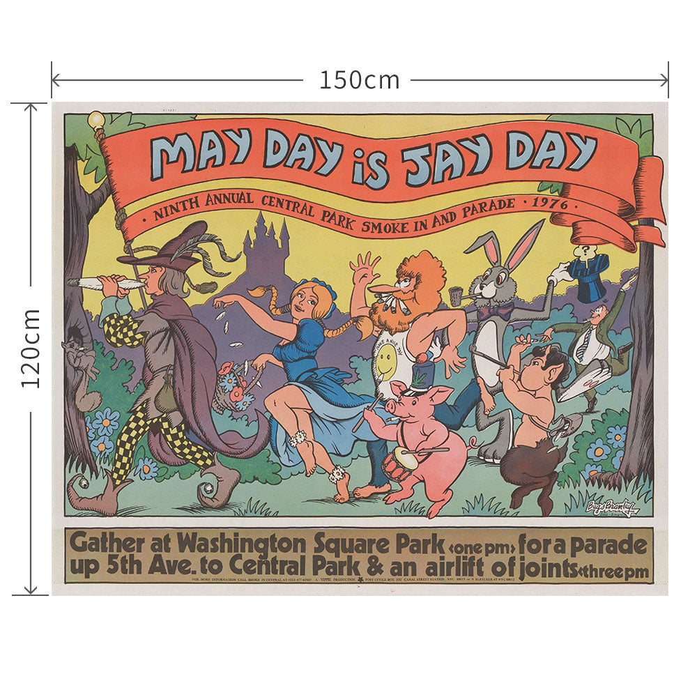 120cm×150cm May day is jay day