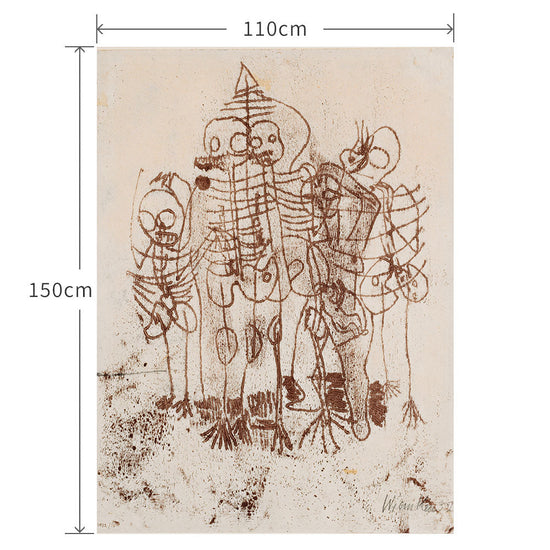 110cm×150cm Skelette