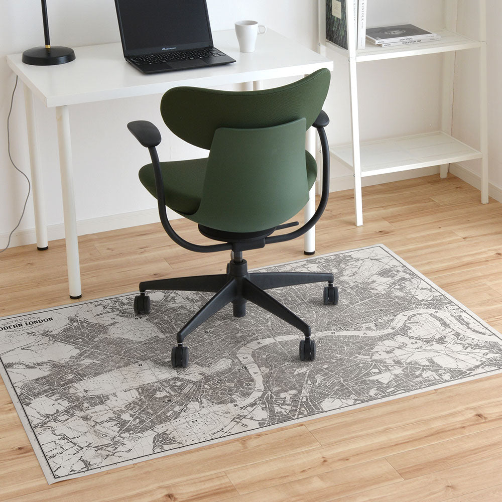 拭けるチェアマット 「Sheete me ! (シーテミー)」 100cm×150cm MAP 05