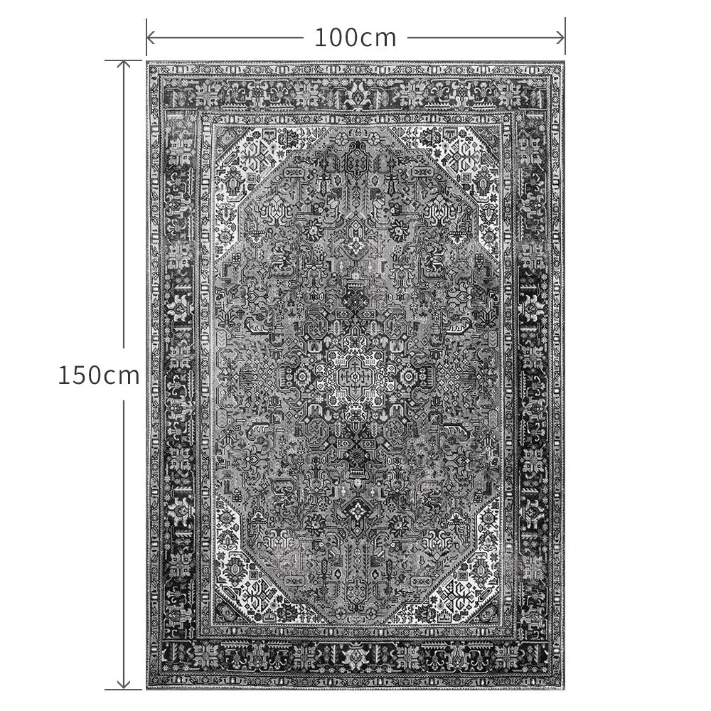 100cm×150cm ペルシャじゅうたん モノトーン