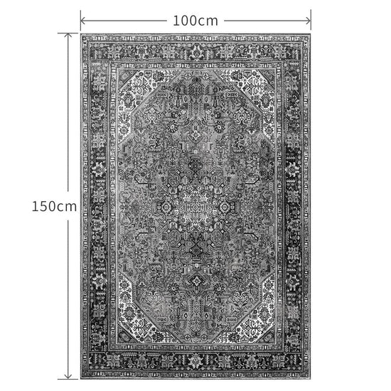 100cm×150cm ペルシャじゅうたん モノトーン