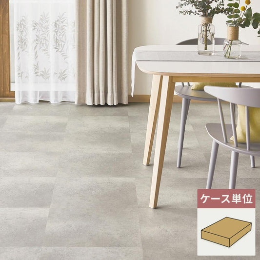 フロアタイル サンゲツ コンクリート モリスフラッグストーン 【1ケース(18枚入)単位で販売】 IS-2002