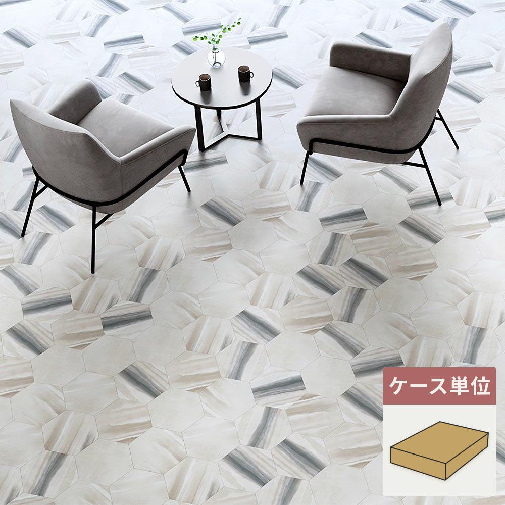 フロアタイル サンゲツ 石目調 ブリードヘキサ 【1ケース(52枚入)単位で販売】 IS-2008