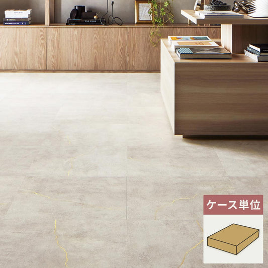フロアタイル サンゲツ コンクリート キンツギコンクリート 【1ケース(18枚入)単位で販売】 IS-2079