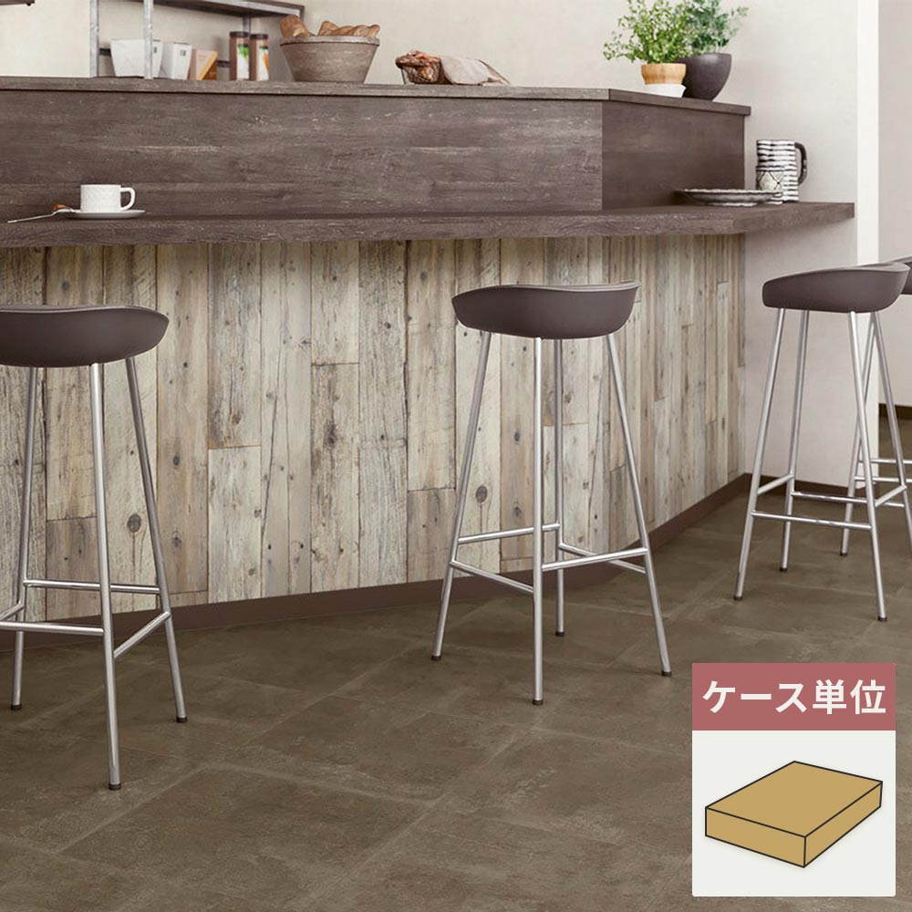 フロアタイル サンゲツ コンクリート モルタルブロック 【1ケース(18枚入)単位で販売】 IS-2081