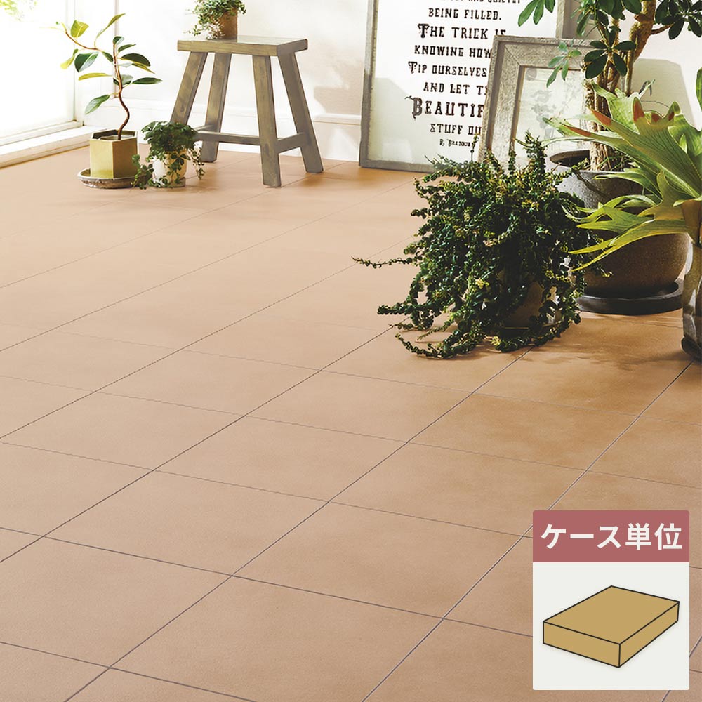 フロアタイル サンゲツ 石目調 テラコッタ 【1ケース(40枚入)単位で販売】 IS-2108