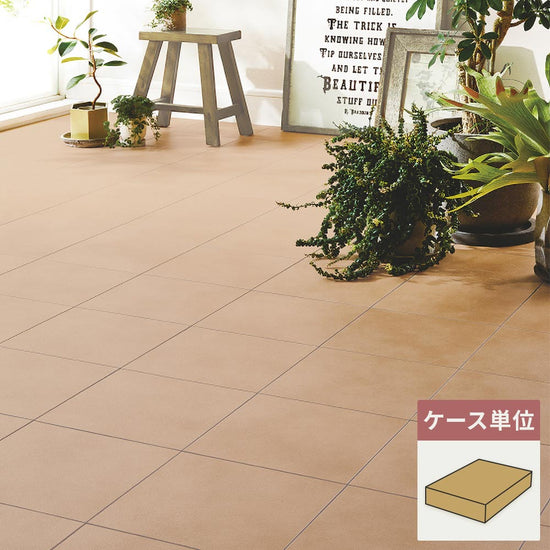 フロアタイル サンゲツ 石目調 テラコッタ 【1ケース(40枚入)単位で販売】 IS-2108