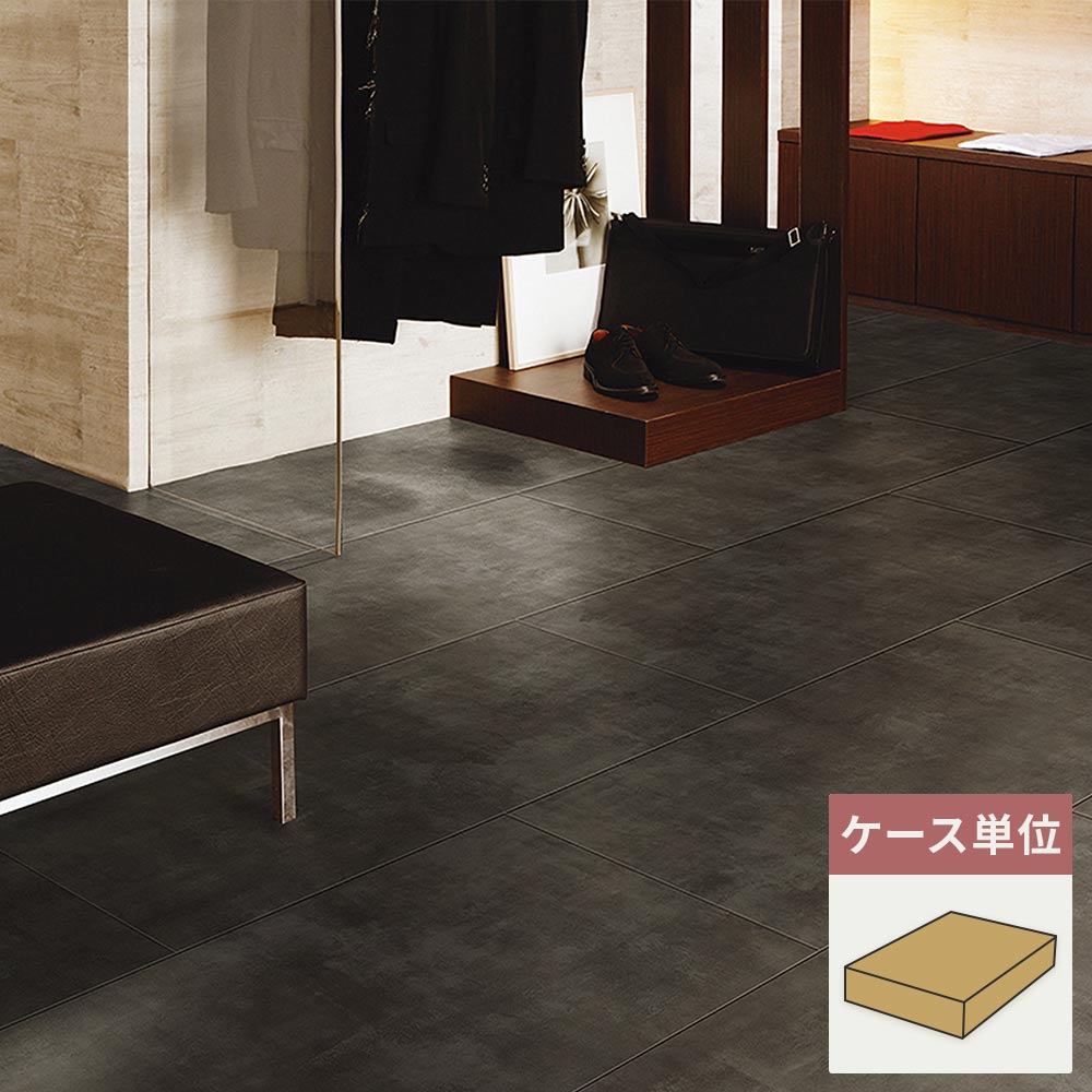フロアタイル サンゲツ 石目調 ラスティメタル 【1ケース(8枚入)単位で販売】 IS-2142
