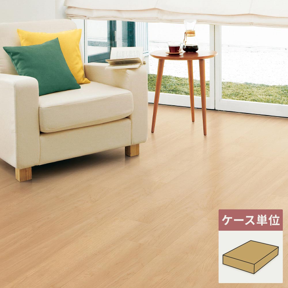 フロアタイル サンゲツ ウッド メイプル 【1ケース(32枚入)単位で販売】 JK-2004