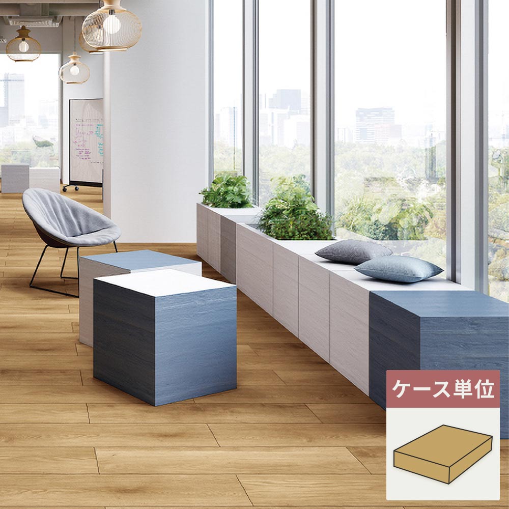 フロアタイル サンゲツ ウッド ワイドオーク 【1ケース(10枚入)単位で販売】 OT-5328
