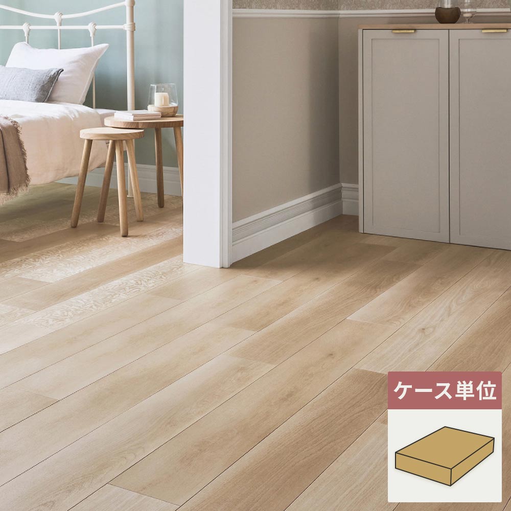 フロアタイル サンゲツ ウッド モリスオークプレーン 【1ケース(15枚入)単位で販売】 WD-2002