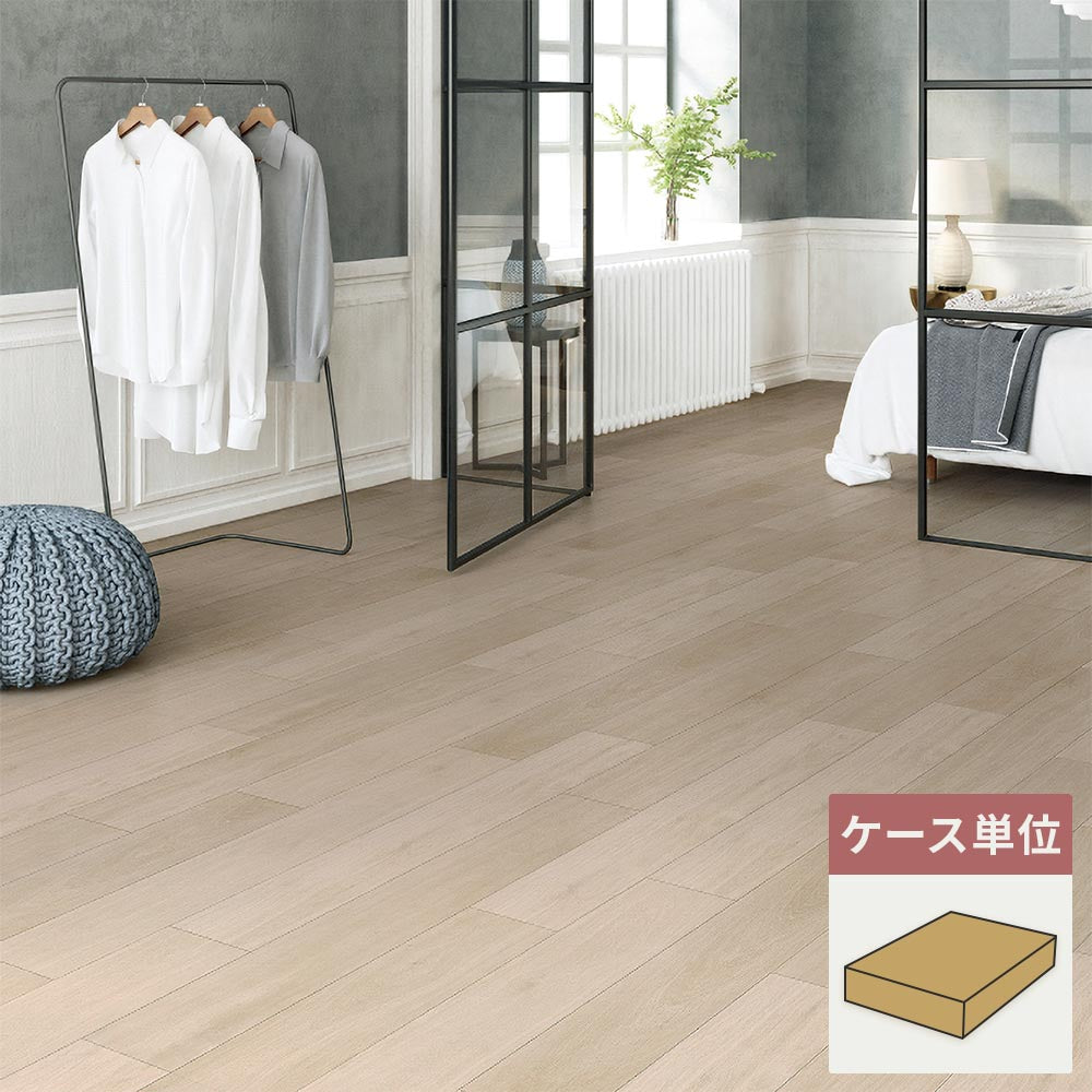フロアタイル サンゲツ ウッド ビアンコオーク 【1ケース(15枚入)単位で販売】 WD-2009