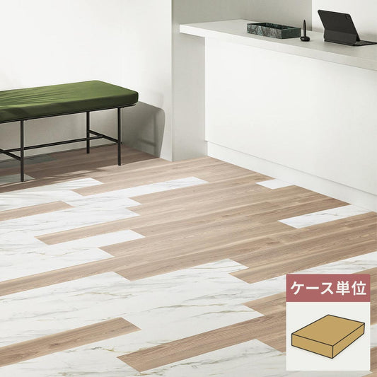 フロアタイル サンゲツ ウッド アッシュ 【1ケース(24枚入)単位で販売】 WD-2015