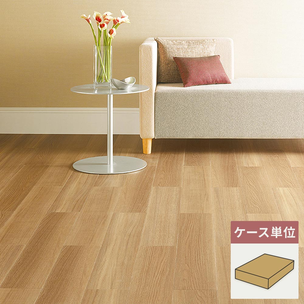 フロアタイル サンゲツ ウッド ヨーロピアンオーク 【1ケース(24枚入)単位で販売】 WD-2019