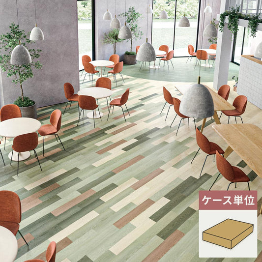 フロアタイル サンゲツ ウッド スピンオーク 【1ケース(24枚入)単位で販売】 WD-2043-W