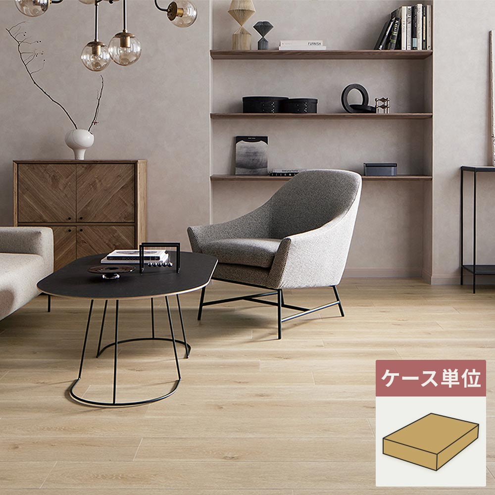 フロアタイル サンゲツ ウッド ドライオーク 【1ケース(15枚入)単位で販売】 WD-2055