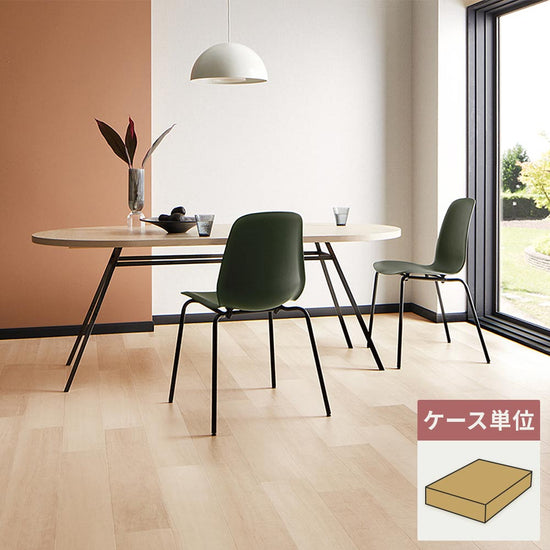 フロアタイル サンゲツ ウッド シルキーメイプル 【1ケース(24枚入)単位で販売】 WD-2078