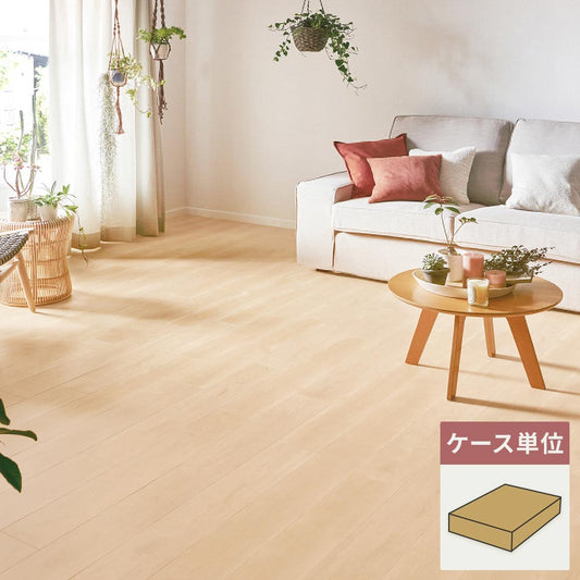 フロアタイル サンゲツ ウッド セレナバーチ 【1ケース(24枚入)単位で販売】 WD-2092