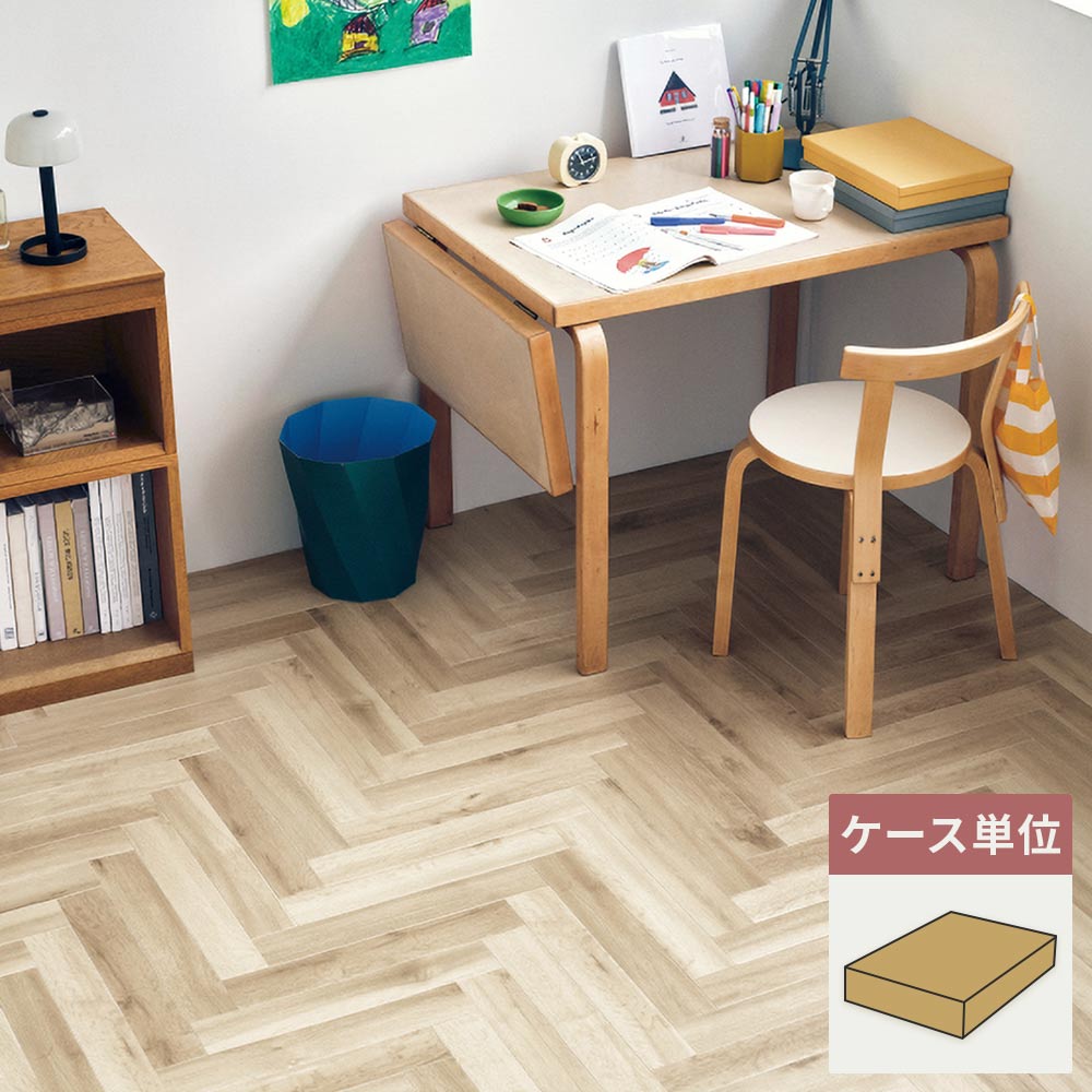 フロアタイル サンゲツ ウッド ウォッシュドオーク 【1ケース(120枚入)単位で販売】 WD-2117