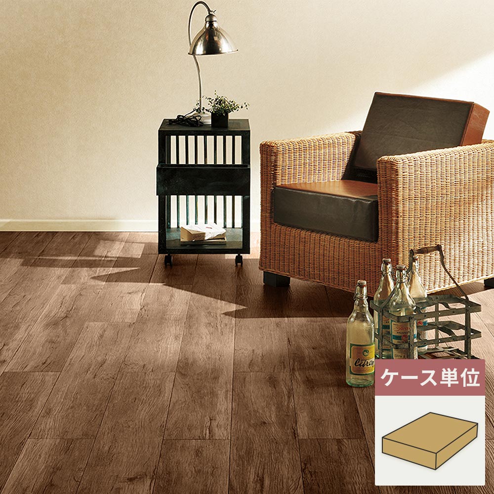 フロアタイル サンゲツ ウッド ビンテージオーク 【1ケース(15枚入)単位で販売】 WD-2136（WD-1118）