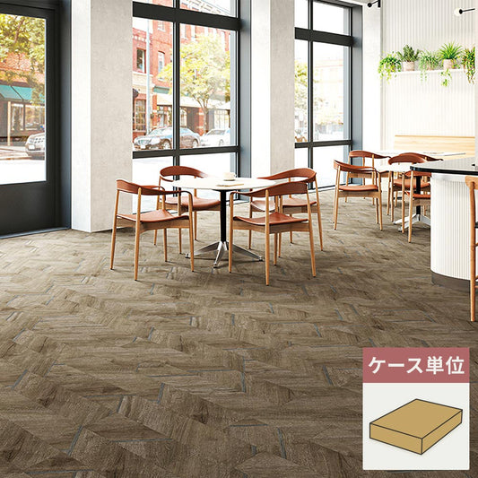 フロアタイル サンゲツ ウッド メタルラインウッド 【1ケース(18枚入)単位で販売】 WD-2149