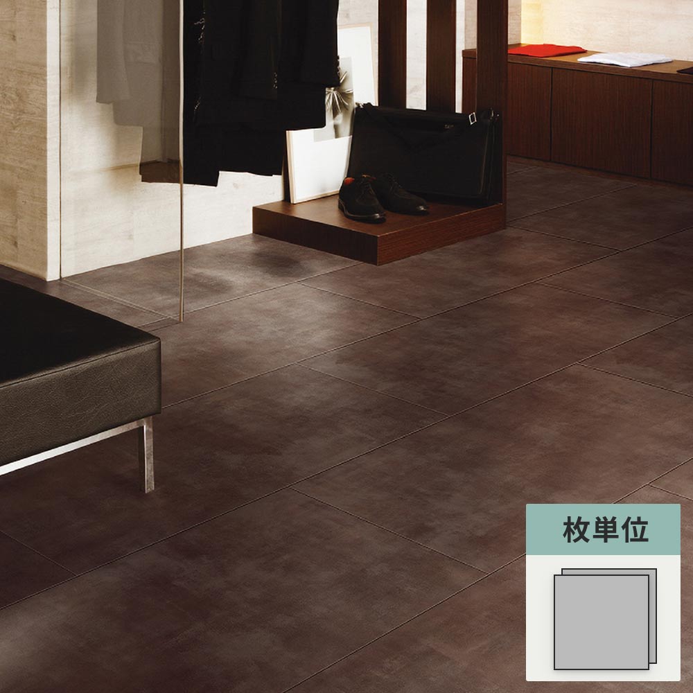 フロアタイル サンゲツ 石目調 ラスティメタル 【1枚単位で販売】 IS-2141